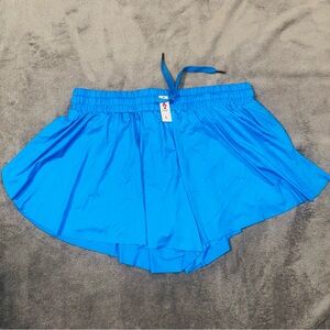 Liberty Pro Women’s Athletic Athleisure Butterfly Shorts - Blue- women’s large